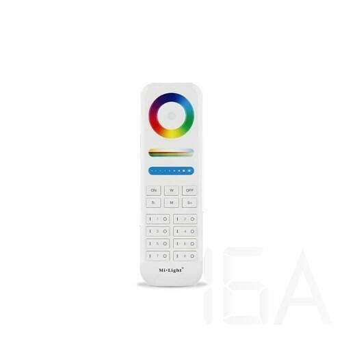 Mi-light  8 zónás távirányító az 5 in 1 RF (WiFi) LED vezérlő egységhez RGB+RGBW+WW/CW+CCT+Dimmer Touch távirányító, CON 782 2982 LED szalag működtetés, vezérlés 0