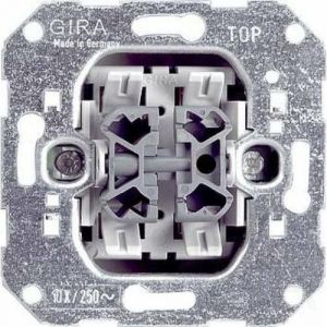 Gira Gira 106+6-os kettős váltókapcsoló Betét, 10800 GIRA kapcsoló