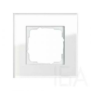Gira Gira Esprit Üveg 1-es keret, fehér, 21112 GIRA kapcsoló 0