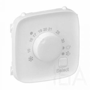 Legrand  Valena Allure Elektronikus termosztát burkolat, Fehér, 755315 Legrand VALENA ALLURE kapcsoló