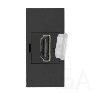 Orno Beépíthető HDMI dugalj, NOEN, fekete, OR-GM-9010/W elosztóhoz Kiegészítők asztalba süllyeszthető elosztóhoz