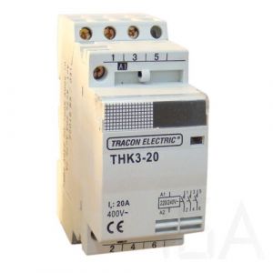 Tracon  Installációs moduláris kontaktor, THK3-20-24 Moduláris mágneskapcsoló