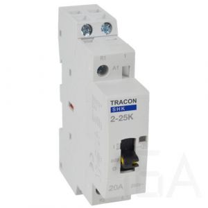 Tracon  Installációs moduláris kontaktor, SHK2-25K Moduláris mágneskapcsoló