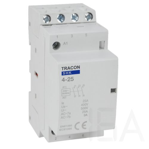 Tracon  Installációs moduláris kontaktor, SHK4-25 Moduláris mágneskapcsoló 0