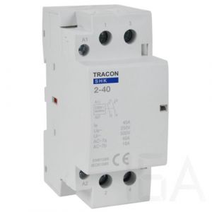 Tracon  Installációs moduláris kontaktor, SHK2-40 Moduláris mágneskapcsoló