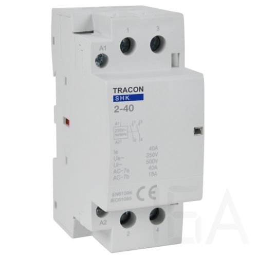 Tracon  Installációs moduláris kontaktor, SHK2-40 Moduláris mágneskapcsoló 0