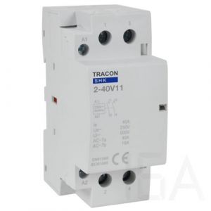 Tracon  Installációs moduláris kontaktor, SHK2-40V11 Moduláris mágneskapcsoló