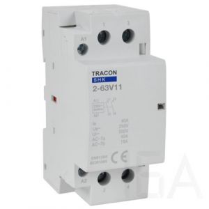 Tracon  Installációs moduláris kontaktor, SHK2-63V11 Moduláris mágneskapcsoló