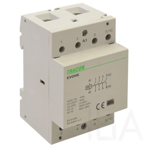 Tracon  Installációs moduláris kontaktor, EVOHK4-63 Moduláris mágneskapcsoló 0