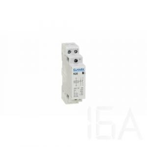 Elmark Moduláris kontaktor K20 100A 230V 1NO+1NC, 23083 Moduláris mágneskapcsoló 0