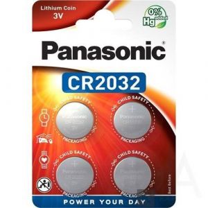 Panasonic  CR2032EL/4B lítium gombelem (4db / bliszter) Elem