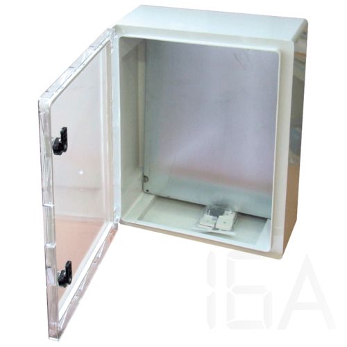 Tracon  TME403017T Műanyag elosztószekrény átlátszó ajtóval 400x300x165mm, IP65 Műanyag elosztószekrény szerelőlappal 0