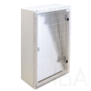 Tracon  TME705025T Műanyag elosztószekrény átlátszó ajtóval 700x500x245mm, IP65 Műanyag elosztószekrény szerelőlappal