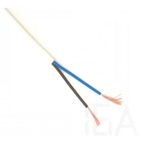 Kábelvezeték MTL kábel 2x0.75mm2, több eres, réz, lapos vezeték, H03VVH2-F, 300/300V, fehér MTL kábel 0
