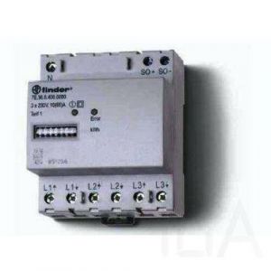Finder  Fogyasztásmérő, 3F, 4KE, 3x230 V, Hiteles Elektronikus fogyasztásmérő