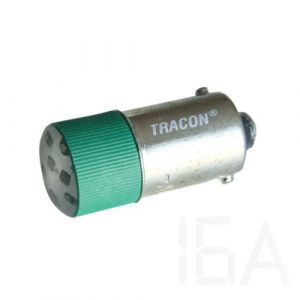 Tracon  LED-es jelzőizzó, zöld, NYGL-AC400G Jelzőlámpa