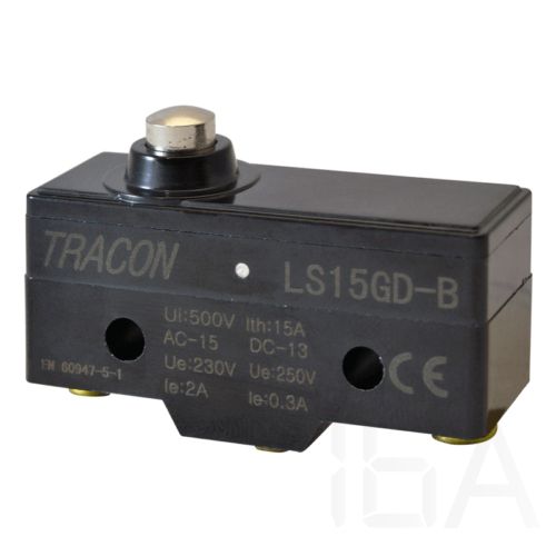 Tracon  Helyzetkapcsoló, rövid kúpos, ütküzős, LS15GD-B Végálláskapcsoló 0