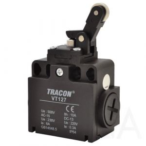 Tracon  Helyzetkapcsoló, nyomógörgős, VT127 Végálláskapcsoló