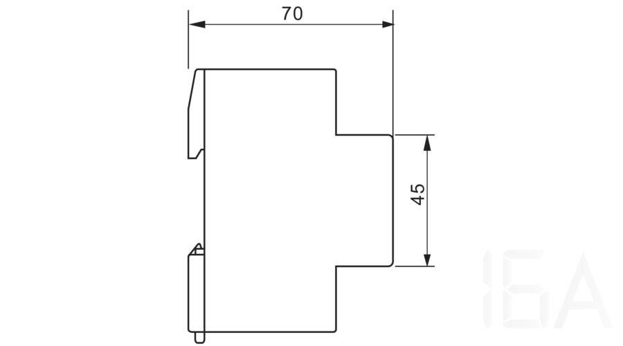 Tracon  túlfeszültség levezető, T1+T2+T3 AC típusú, egybeépített, ESPD1+2+3-25-1P Túlfeszültség levezető 5