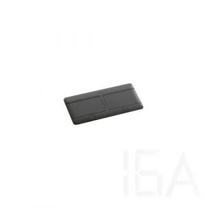 Legrand  Pop-up padlódoboz, felnyíló, süllyesztett, 8 (2×4) modul, fekete, üres, 654005 Felnyíló süllyesztett padlódoboz
