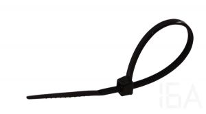 Tracon  Kábelkötegelő, normál, fekete, 290×4.8mm, 211PR Hagyományos kábelkötegelő 4