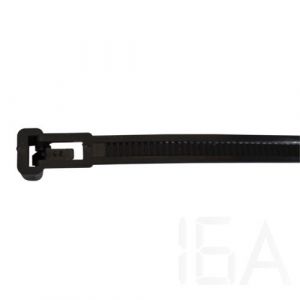 Tracon  Nyitható kábelkötegelő, fekete, 181-NY Nyitható kábelkötegelő