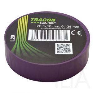Tracon  L20 Szigetelőszalag, lila Szigetelőszalag és tömítőanyag
