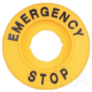 Tracon  EMERGENCY STOP lap, NYG3-ES60H Működtető- és jelzőkészülék kiegészítő