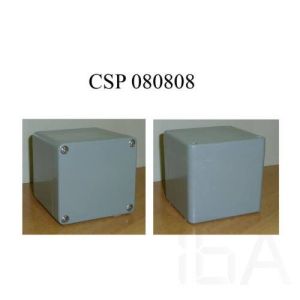 Csatári plast CSP 080808 poliészter doboz, üres CSATÁRI PLAST CSP típusú üres doboz