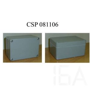 Csatári plast CSP 081106 poliészter doboz, üres CSATÁRI PLAST CSP típusú üres doboz