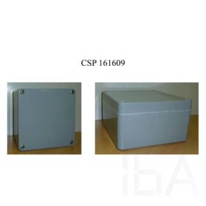 Csatári plast CSP 161609 poliészter doboz, üres CSATÁRI PLAST CSP típusú üres doboz