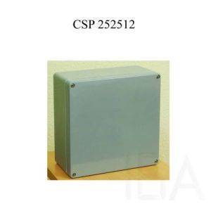 Csatári plast CSP 252512 poliészter doboz, üres CSATÁRI PLAST CSP típusú üres doboz