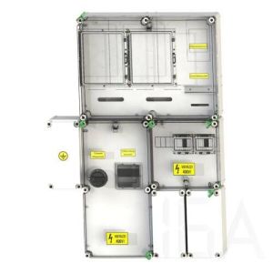 Csatári plast PVT Á-V Fm 80A-CSF50 fogyasztásmérő szekrény ÚJ Csatári mérőszekrény, direkt mérőhelyek