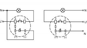 Tracon  Mini jelzőlámpás nyomókapcsoló, piros, MNK-110R Mini jelzőlámpás nyomógomb 2