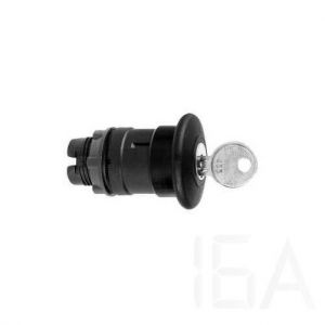Schneider  Kulcsos vészgombfej, kerek, fekete, 40 mm, ZB5AS12 Vésznyomógomb fej