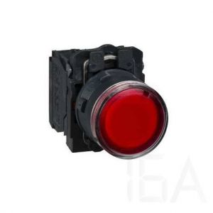 Schneider  LED-es világító nyomógomb, piros, 110-120V, XB5AW34G5 Világító nyomógomb (Led)