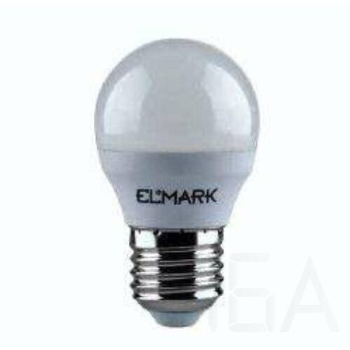 Elmark LED GLOBE G45 6W E27 230V SMD2835 meleg fehér led izzó, 99LED745 E27 LED izzó 0