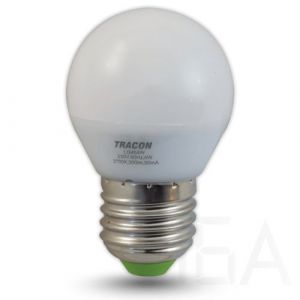 Tracon  LG454W Gömb búrájú LED fényforrás 4W E27 LED izzó