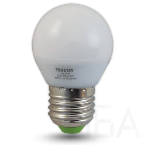 Tracon  LG454W Gömb búrájú LED fényforrás 4W E27 LED izzó 0
