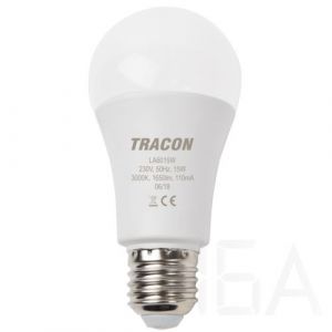 Tracon  Gömb burájú LED fényforrás, LA6015NW E27 LED izzó