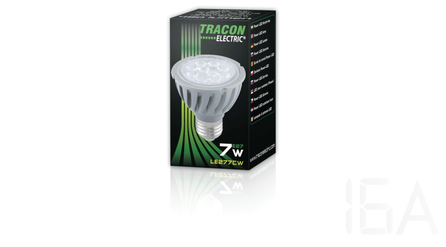 Tracon  LE277CW Power LED fényforrás 7W E27 LED izzó 2