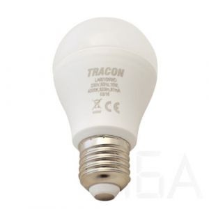 Tracon  LAD6010W Fényerő-szabályozható gömb burájú LED fényforrás 10W E27 LED izzó