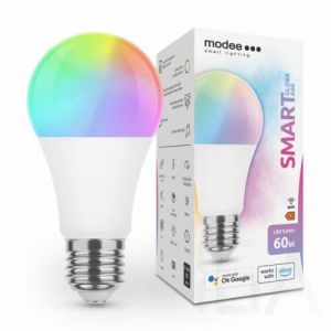Modee Okos LED lámpa RGB (Tuya Wi-Fi) körte A 9,4W- E27 806lm DIM 220-240V AC 15000h LED Smart E27 LED izzó 0