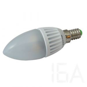 Tracon  Gyertya burájú LED fényforrás, tejüveg, LGY5NW E14 LED izzó