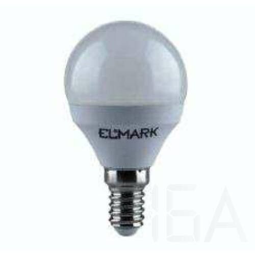 Elmark LED GLOBE G45 6W E14 230V SMD2835 fehér led izzó, 99LED746 E14 LED izzó 0