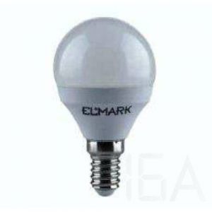 Elmark LED GLOBE G45 6W E14 230V SMD2835 meleg fehér led izzó, 99LED747 E14 LED izzó