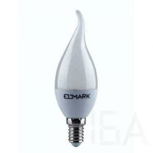 Elmark LED FLAME 6W E14 230V SMD2835 meleg fehér led izzó, 99LED754 E14 LED izzó