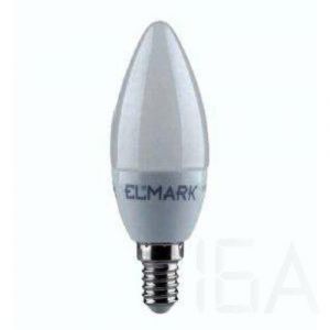 Elmark LED CANDLE C37 8W E14 230V SMD2835 fehér led izzó, 99LED916 E14 LED izzó