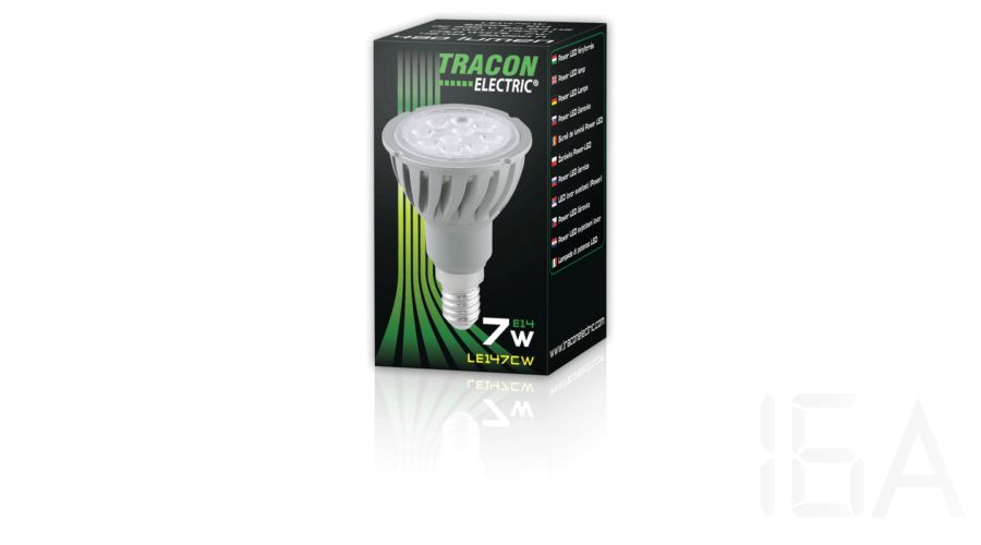 Tracon  LE147CW Power LED fényforrás 7W E14 LED izzó 2