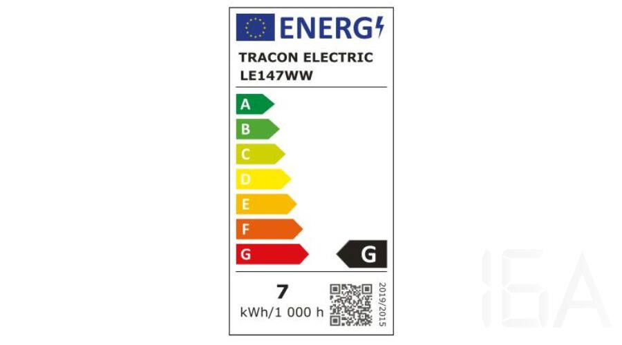 Tracon  LE147WW Power LED fényforrás 7W E14 LED izzó 1